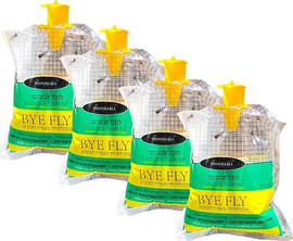 ינשוף מרקט מלכודת זבובים בשקית חד פעמית - BYE FLY - מארז 4 יחידות