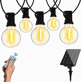 Solarlight גרילנדה סולארית 50 נורות 30 מ' עם שלט אלחוטי וחיבור USB