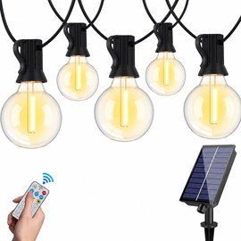 Solarlight גרילנדה סולארית 10 נורות עם שלט אלחוטי וחיבור USB