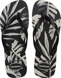 HAVAIANAS אלוהה – ALOHA שחור לבן