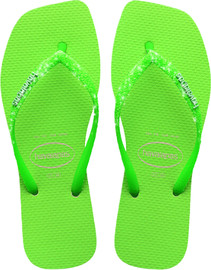 HAVAIANAS כפכפי סקוור גליטר – SQUARE GLITTER - ירוק