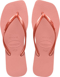 HAVAIANAS כפכפי סלים סקאוור -SLIM SQUARE ורוד בייבי