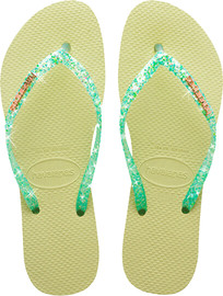 HAVAIANAS כפכפי גליטר פלוריש – GLITTER FLOURISH ירוק