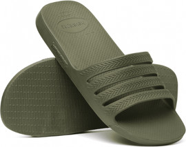 HAVAIANAS כפכפי סלייד רצועות – SLIDE STRADI ירוק