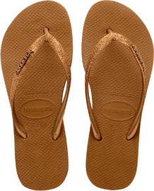 HAVAIANAS כפכפי פלטפורם ספארקל – FLATFORM SPARKLE זהב