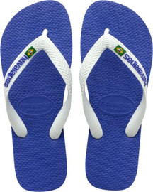 HAVAIANAS כפכפי ברזיל לוגו ילדים -KIDS BRASIL LOGO תכלת
