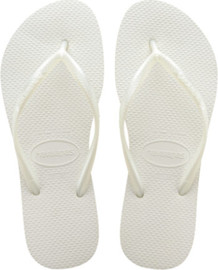 HAVAIANAS כפכפי סלים ילדים -SLIM KIDS לבן
