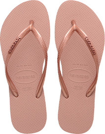 HAVAIANAS כפכפי סלים לוגו – SLIM LOGO METALIC ורוד