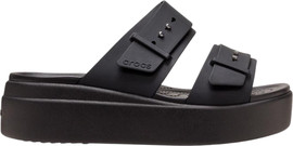 Crocs Crocs Brooklyn Sandal - כפכפי פלטפורמה ברוקלין לנשים בצבע שחור