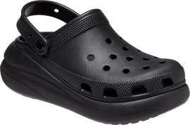 Crocs Crocs Classic Crush Clog - כפכפי פלטפורמה קרוקס קראש לנשים בצבע שחור