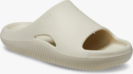 Crocs Crocs Mellow Slide - כפכפי קרוקס סלייד מילו בצבע עצם