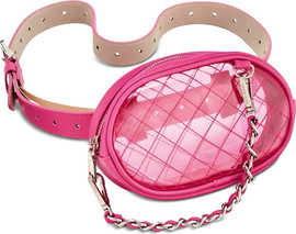 Steve Madden תיק פאוץ’ ורוד אופנתי סטיב מאדן