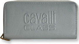Cavalli Class ארנק מעוצב אפור לוגו קוואלי קלאס
