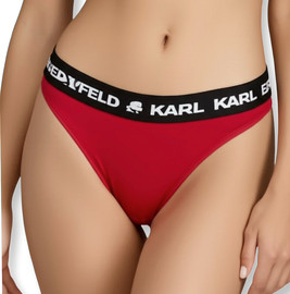 KARL LAGERFELD תחתון חוטיני אדום קרל לגרפלד
