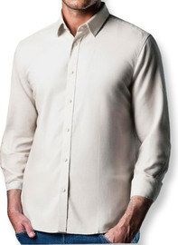 Antony Morato חולצת פשתן מכופתרת בז׳ אנטוני מוראטו