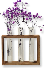 Ronari Home מארז אגרטל הידרו טריו מעוצב בפרחים סגולים