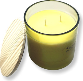 Ronari Home נר סויה טבעית יוקרתי רימון שחור