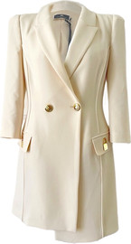 Elisabetta Franchi שמלת מעיל אסימטרית אופוויט אליזבטה פראנקי