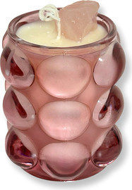 Boo-Bee Love Bubble Candle | נר אהבה יוקרתי מעוצב בקריסטל רוז קוורץ