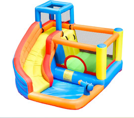 Hili Toys מתנפח מים גדול המקפצה הרטובה מבית Doctor Dolphin