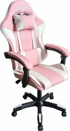 Hili Toys כיסא גיימינג בצבע ורוד 7008 מבית LEVEL UP