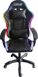 Hili Toys כיסא גיימינג בצבע שחור 7008 מבית LEVEL UP