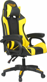 Hili Toys כיסא גיימינג בצבע צהוב 2024 מבית LEVEL UP
