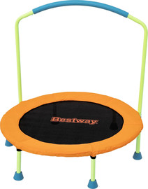 Hili Toys טרמפולינה מתקפלת לקטנטנים עם מוט אחיזה – BESTWAY דגם 59100