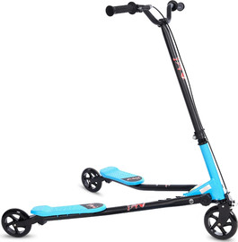 Hili Toys קורקינט סטריטר ספיידר מקצועי 3 גלגלים בצבע תכלת – דגם STREETERB