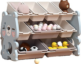 Hili Toys ארגונית צעצועים דובי 3 קומות