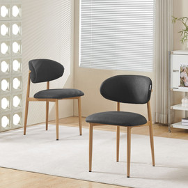 HOME SHOP כיסא דגם אלוני ALONI מרופד בגוון אפור כהה