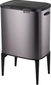 Buona casa פח הטאצ’ 33 ליטר מסדרת TOUCH Collection אפור חלל