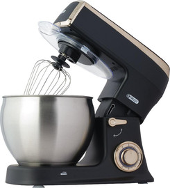 TRUST מיקסר עוצמתי Bowl Pro Stand Mixer מבית TRUST – שחור וזהב יוקרתי, 8.5L