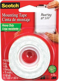 3M דבק דו צדדי "1/2 ספוגי עד 3M 900g