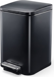 La Kitchenette פח אשפה דוושה 20 ליטר צבע שחור מט דגם האוזר לה קיטשן
