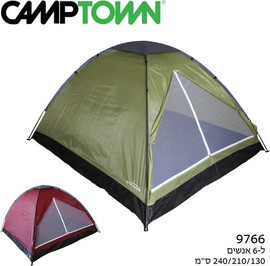 CAMPTOWN ‏אוהל משפחתי ‏ל-6 אנשים Camptown 9766 Basic קמפטאון