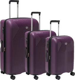 Delsey סט 3 מזוודות קשיחות קלות במיוחד - פאר היצירה הצרפתית DELSEY ORDENER