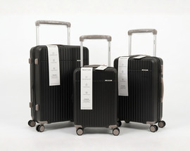 Newton סט מזוודות שחור בז MOTION S-M-L