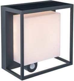 Nisko גוף תאורה צמוד קיר/חומה סולארי CURTIS LUTEC 3W IP54 אור חם