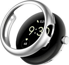 SmartCase כיסוי חלקי PC לשעון Google Pixel Watch 2- Silver