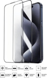 SmartCase 2 יחידות מגן מסך לאייפון זכוכית מלאה iPhone 16