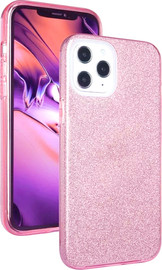 SmartCase כיסוי לאייפון 14 שקוף נצנצים iPhone 14 Pro ורוד