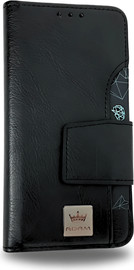 SmartCase כיסוי לאייפון נרתיק ספר קנגרו iPhone 14 Pro Max מחזיק כרטיסים שחור