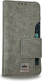SmartCase כיסוי לאייפון נרתיק ספר קנגרו iPhone 14 מחזיק כרטיסים אפור