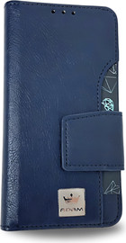 SmartCase כיסוי לאייפון נרתיק ספר קנגרו iPhone 14 מחזיק כרטיסים כחול