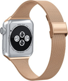 SmartCase רצועה לאפל ווטש 42/44/45/49mm ברזל צרה עם סוגר Rose Gold
