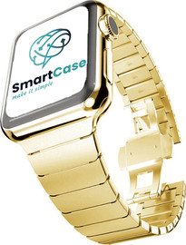 SmartCase רצועה לשעון אפל ברזל פרימיום 38/40/41mm בצבע זהב