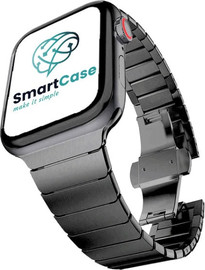 SmartCase רצועה לשעון אפל ברזל פרימיום 38/40/41mm בצבע Black