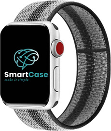 SmartCase רצועה לאפל ווטש 38/40/41mm ניילון Black stripe