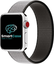 SmartCase רצועה לאפל ווטש 38/40/41mm ניילון אפור עוגן